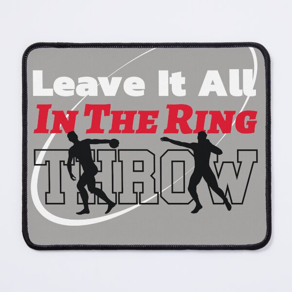 Item preview, Leave It All In The Ring Shot Put Discus Thrower Track and Field Design designed and sold by MartinTees.