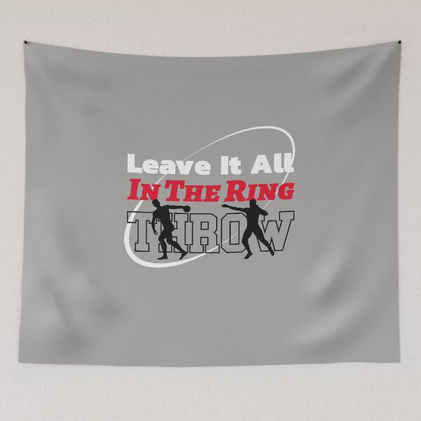Item preview, Leave It All In The Ring Shot Put Discus Thrower Track and Field Design designed and sold by MartinTees.