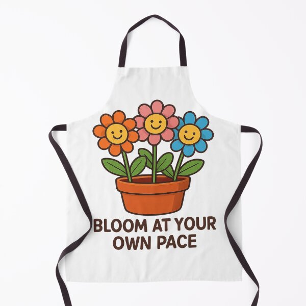 Item preview, Bloom at Your Own Pace Cute Flower Sticker designed and sold by LumereAndCoeur.
