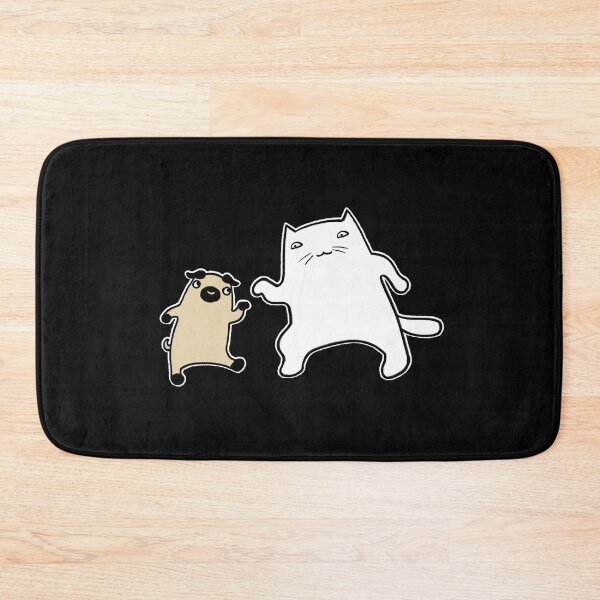 Item preview, Pug and cat designed and sold by eri-morie.