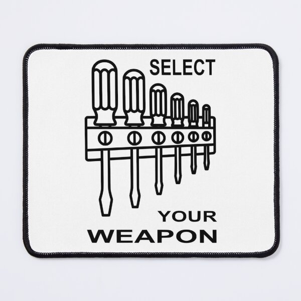 Item preview, Select Your Weapon - Screwdriver Set Minimalist Line Art designed and sold by The Bold Line Studio.