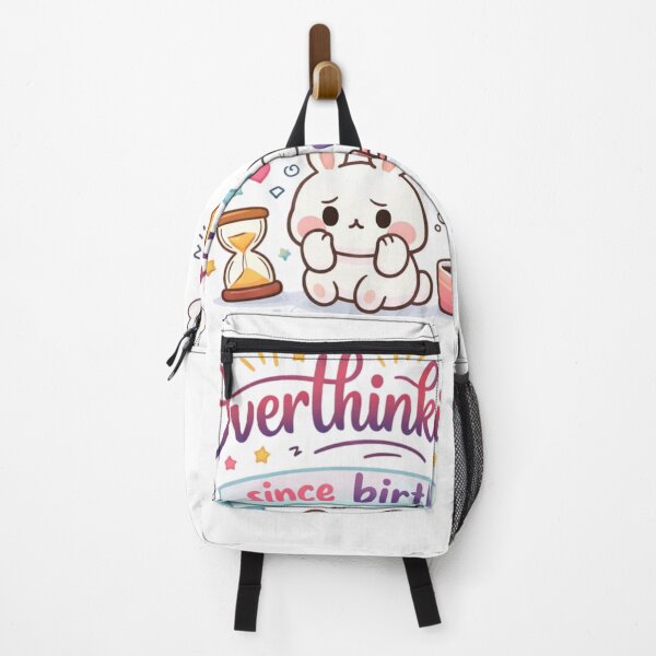 Item preview, Overthinking Since Birth Cute Bunny Design | Funny Anxiety Quote Aesthetic designed and sold by Sanika arts .