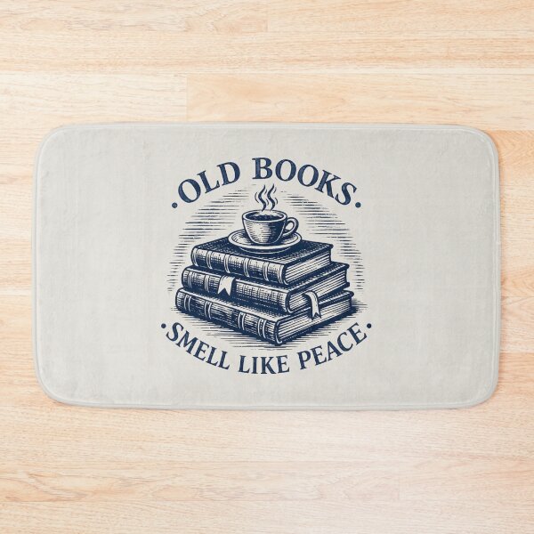 Item preview, Old Books Smell Like Peace Coffee Art Vintage Engraving designed and sold by SplashTastic.