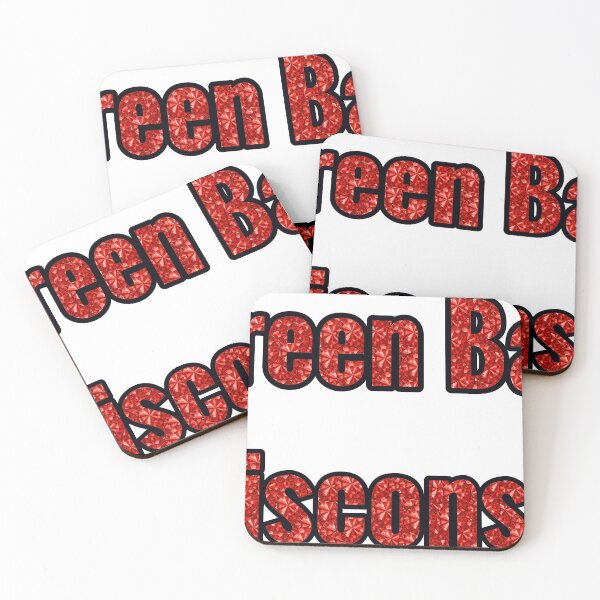 Item preview, Green Bay Wisconsin City Name With Red Rhinestone designed and sold by TheIconSmith.