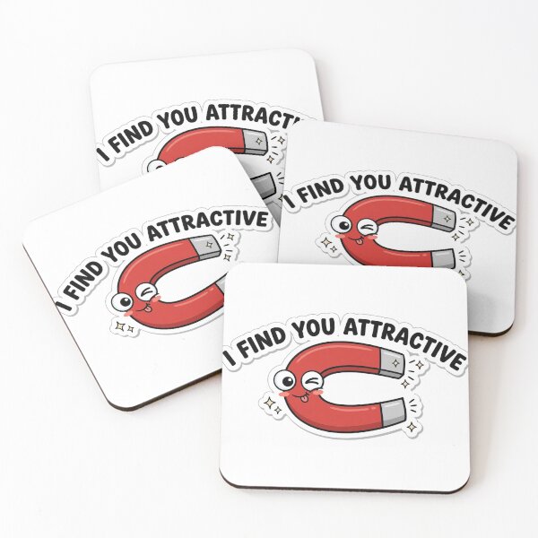 Item preview, I I Find You Attractive Funny Magnet Pun designed and sold by mancikart.