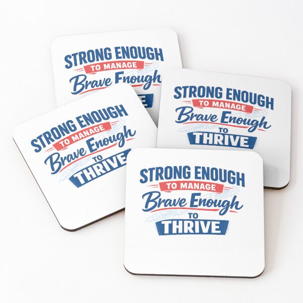 Item preview, Strong Enough to Manage Brave Enough to Thrive Diabetes Awareness designed and sold by Bio Cyber Care.
