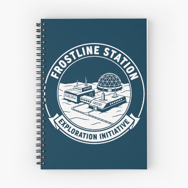 Item preview, Frostline Station – Arctic Exploration Initiative Retro Badge designed and sold by Ramkumar2025.