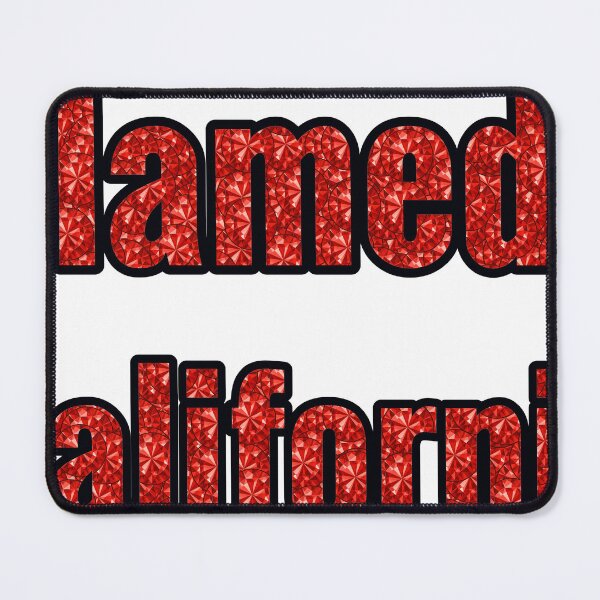Item preview, Alameda California City Name With Red Rhinestone designed and sold by TheIconSmith.