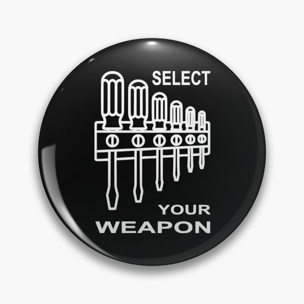 Item preview, Select Your Weapon - Screwdriver Set Minimalist Line Art designed and sold by The Bold Line Studio.