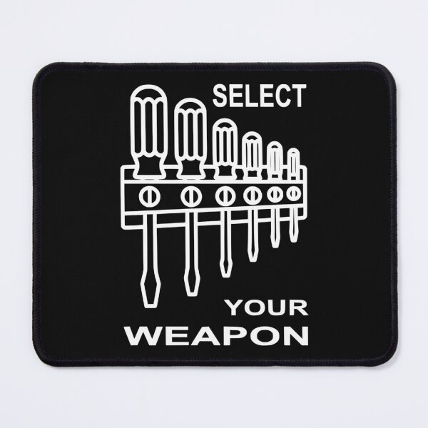 Item preview, Select Your Weapon - Screwdriver Set Minimalist Line Art designed and sold by The Bold Line Studio.