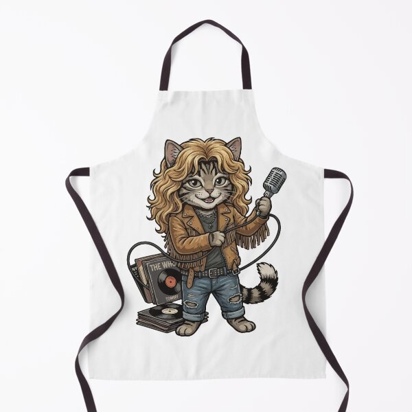 Item preview, Robert Plant Inspired Cat - Zeppelin Rock Legend Kitty designed and sold by miliemlac.