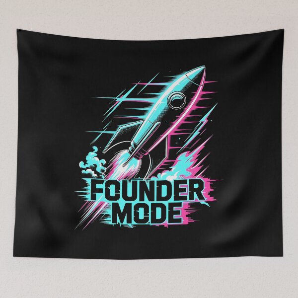 Item preview, Founder Mode Startup Life Motivational Art designed and sold by SplashTastic.
