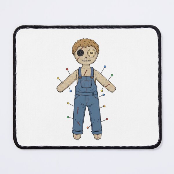 Item preview, Light Skin Voodoo Doll - Denim Coveralls designed and sold by octozap.