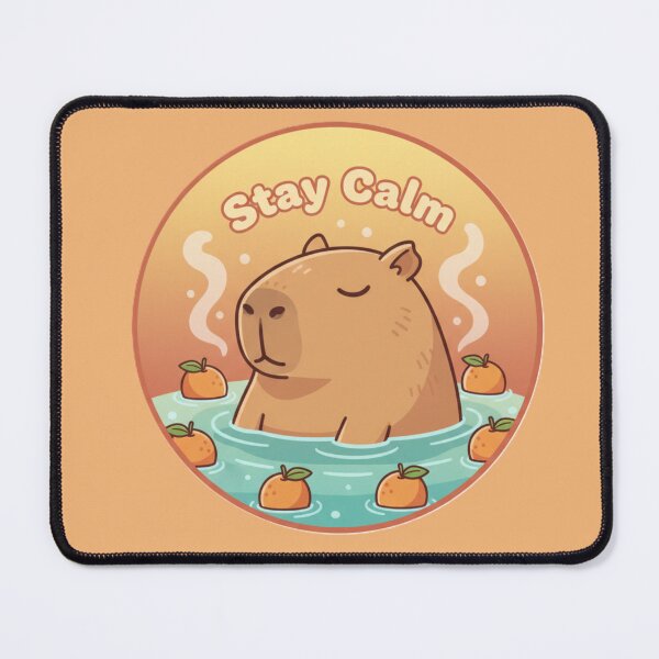 Item preview, Capybara Chill Society Shirt – Cute Capybara Hot Spring “Stay Calm” Design – Kawaii Relaxing Animal Aesthetic – Cozy Winter Onsen Tee designed and sold by Ditstyle.