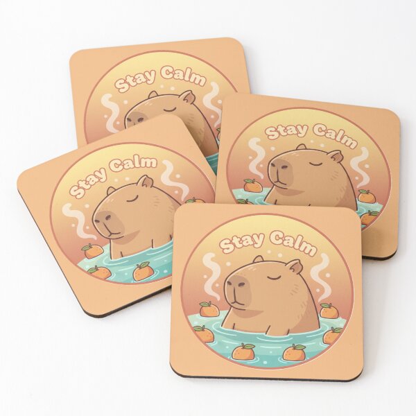 Item preview, Capybara Chill Society Shirt – Cute Capybara Hot Spring “Stay Calm” Design – Kawaii Relaxing Animal Aesthetic – Cozy Winter Onsen Tee designed and sold by Ditstyle.