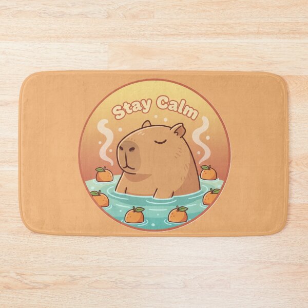 Item preview, Capybara Chill Society Shirt – Cute Capybara Hot Spring “Stay Calm” Design – Kawaii Relaxing Animal Aesthetic – Cozy Winter Onsen Tee designed and sold by Ditstyle.