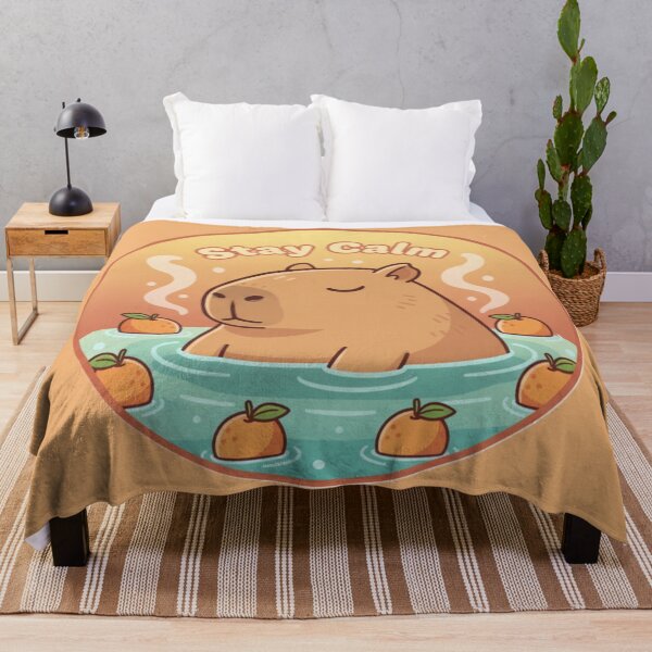Item preview, Capybara Chill Society Shirt – Cute Capybara Hot Spring “Stay Calm” Design – Kawaii Relaxing Animal Aesthetic – Cozy Winter Onsen Tee designed and sold by Ditstyle.