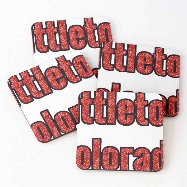 Item preview, Littleton Colorado City Name With Red Rhinestone designed and sold by TheIconSmith.