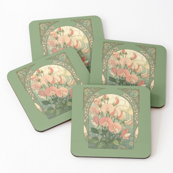 Item preview, Sweet Pea Birth Month Flower Vines designed and sold by taiche.