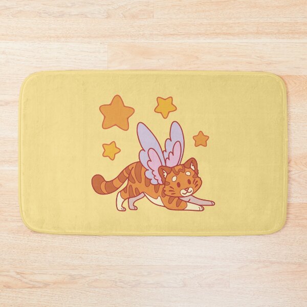 Item preview, Little winged kitten designed and sold by Erika Vaigel Illustrations.