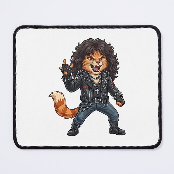 Item preview, Ronnie James Dio Inspired Cat Holy Diver Heavy Metal Kitty designed and sold by miliemlac.