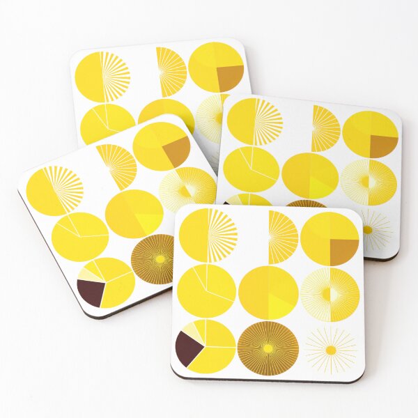 Item preview, Geometric Circles - Yellow Artwork designed and sold by TobyYodler.