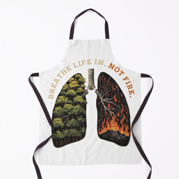 Item preview, Breathe Life In, Not Fire – Save Our Lungs, Save Our Planet designed and sold by trendplusco.