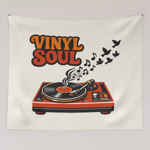 Item preview, Vinyl Soul Retro Vinyl 70s Aesthetic designed and sold by SplashTastic.