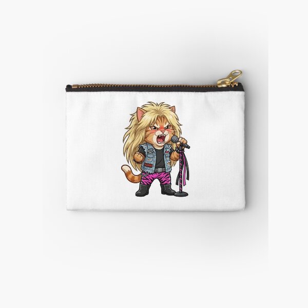 Item preview, Sebastian Bach Inspired Cat - Skid Row Hair Metal Kitty designed and sold by miliemlac.