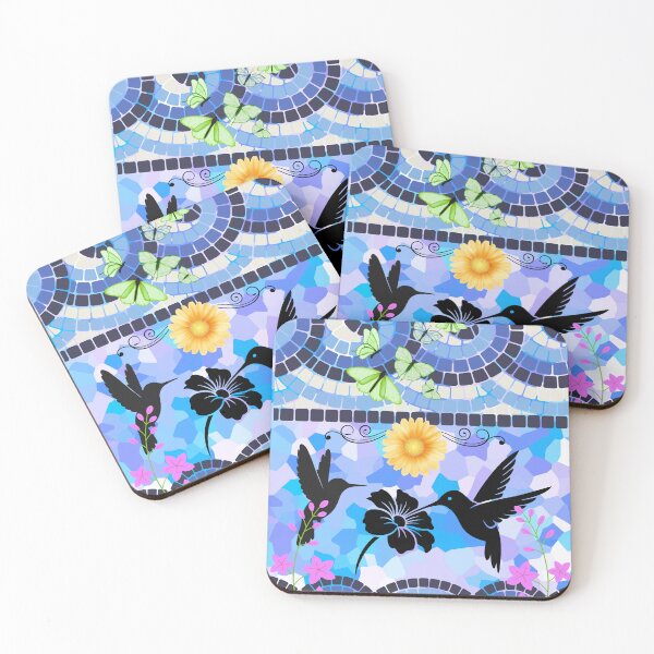 Item preview, Mosaic Hummingbirds designed and sold by ArtByTrishiaK.