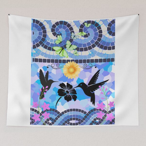 Item preview, Mosaic Hummingbirds designed and sold by ArtByTrishiaK.