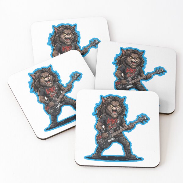 Item preview, Slayer Inspired Cat - Thrash Metal Legend Bassist Kitty designed and sold by miliemlac.