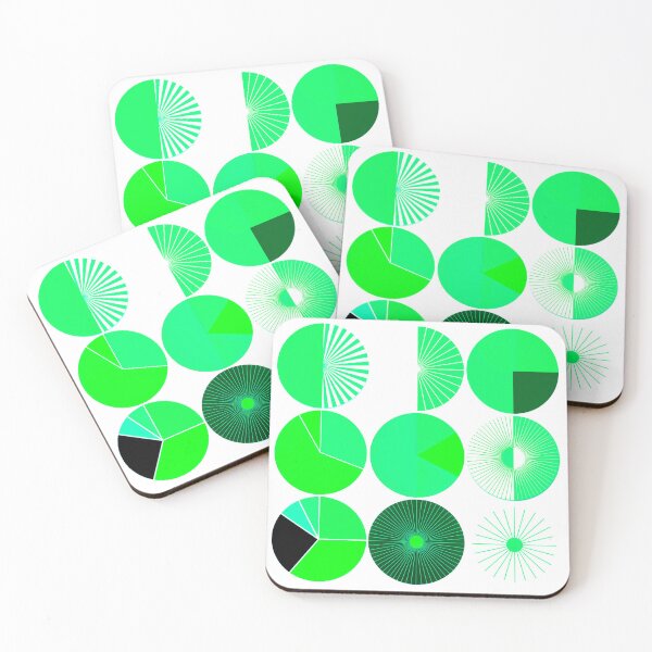 Item preview, Geometric Circles - Green Artwork designed and sold by TobyYodler.