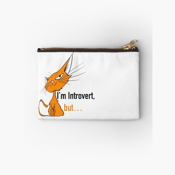 Item preview, Introvert cat orange shirt designed and sold by Maryart8.
