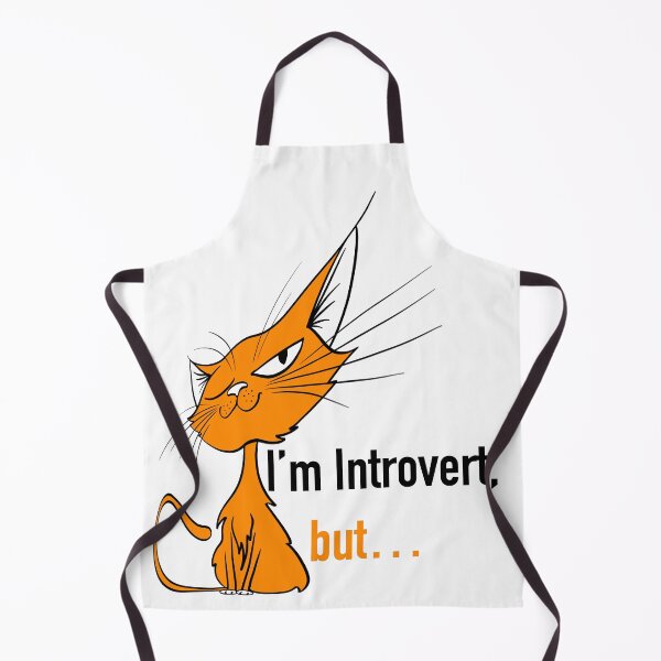 Item preview, Introvert cat orange shirt designed and sold by Maryart8.