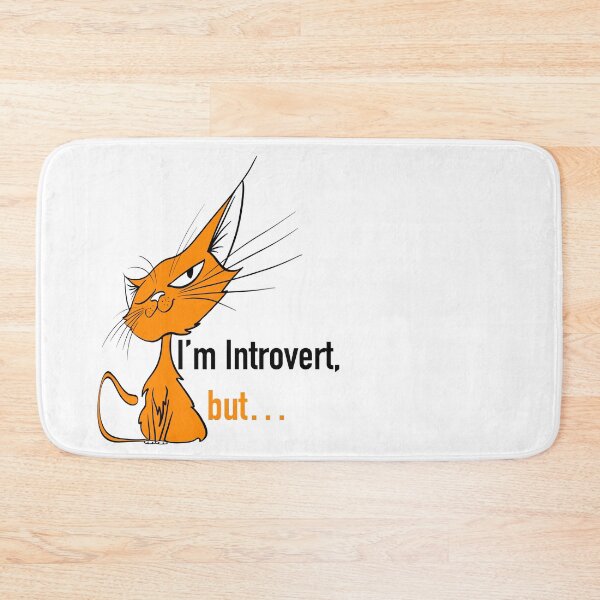 Item preview, Introvert cat orange shirt designed and sold by Maryart8.