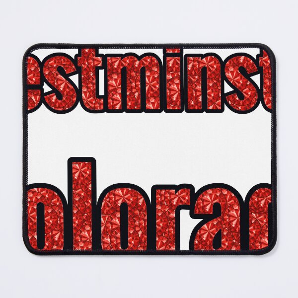 Item preview, Westminster Colorado City Name With Red Rhinestone designed and sold by TheIconSmith.