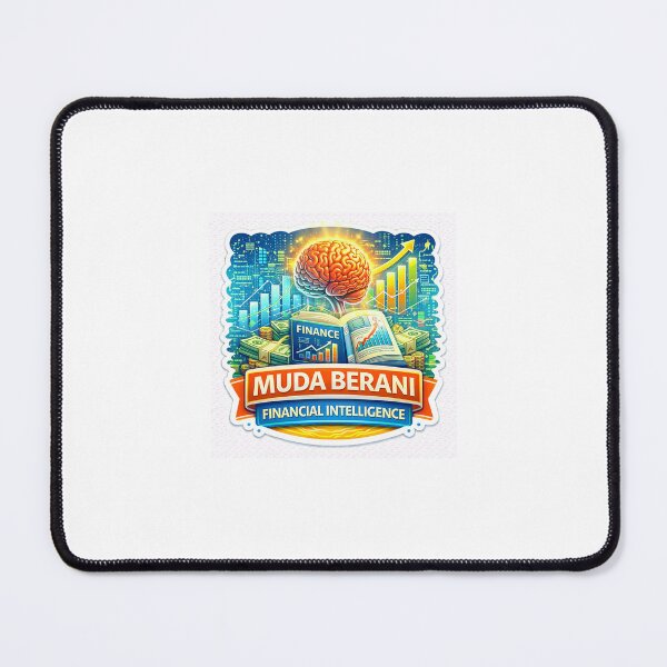 Item preview, Muda Berani Financial Intelligence – Smart Money & Wealth Mindset Sticker | Investing, Finance Learning & Entrepreneur Motivation designed and sold by Wander Pop Studio.