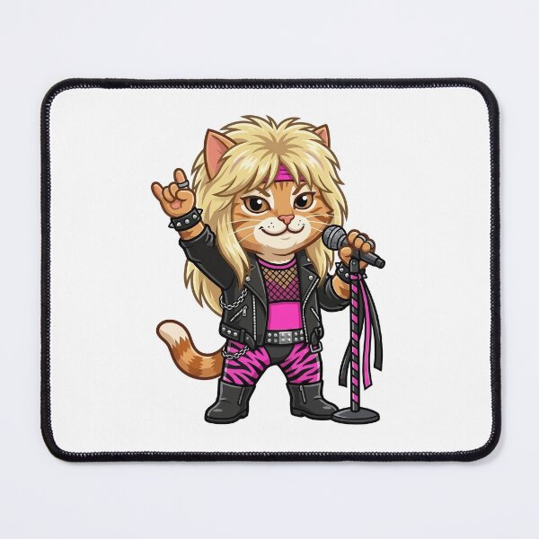 Item preview, Vince Neil Inspired Cat Motley Crue Metal Kitty designed and sold by miliemlac.