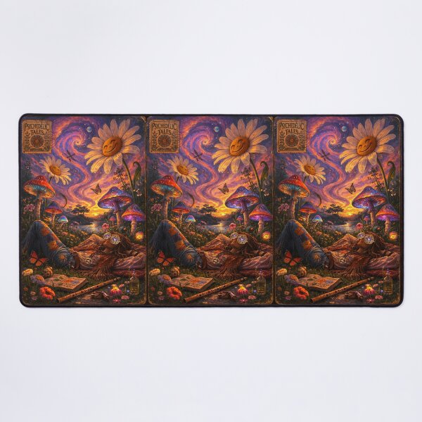 Item preview, The Funky Flower-Child Meadow - Groovy Psychedelic designed and sold by bapupa.