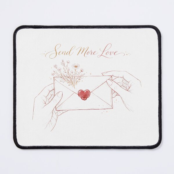 Item preview, Send More Love Fine Line Art Letter Writing designed and sold by SplashTastic.