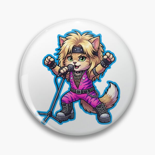Item preview, Motley Crue Glam Metal Guitar Kitty funny designed and sold by miliemlac.