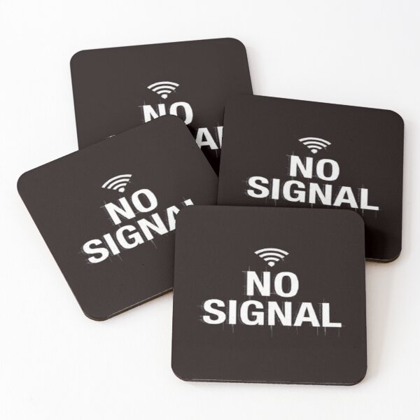 Item preview, No Signal T-Shirt | Funny WiFi Offline Glitch Aesthetic Minimal Design designed and sold by ZChrome.