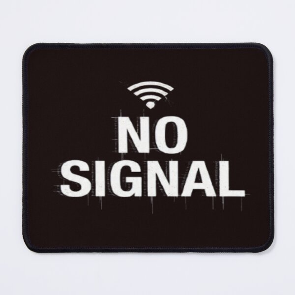Item preview, No Signal T-Shirt | Funny WiFi Offline Glitch Aesthetic Minimal Design designed and sold by ZChrome.
