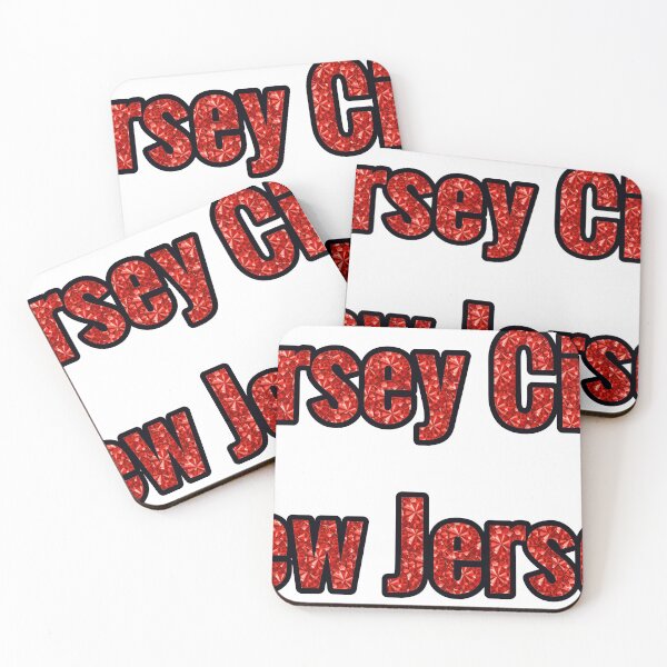 Item preview, Jersey City New Jersey City Name With Red Rhinestone designed and sold by TheIconSmith.