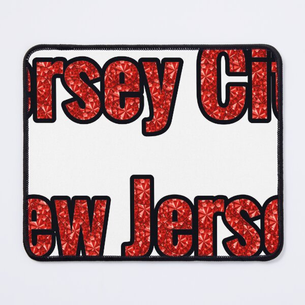 Item preview, Jersey City New Jersey City Name With Red Rhinestone designed and sold by TheIconSmith.