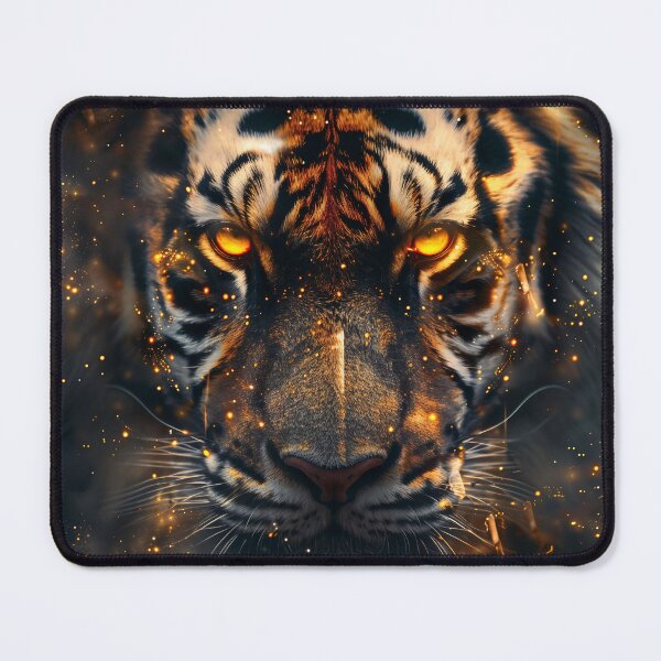 Item preview, Celestial Tiger - Cosmic Animal Artwork designed and sold by QuantumDrift.