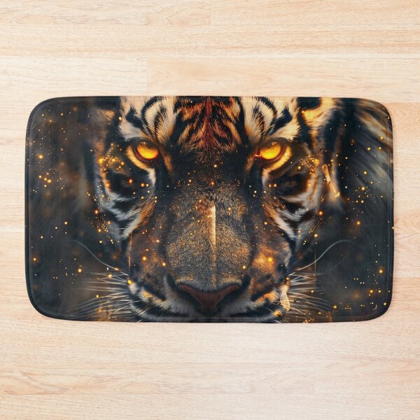 Item preview, Celestial Tiger - Cosmic Animal Artwork designed and sold by QuantumDrift.
