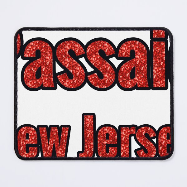 Item preview, Passaic New Jersey City Name With Red Rhinestone designed and sold by TheIconSmith.