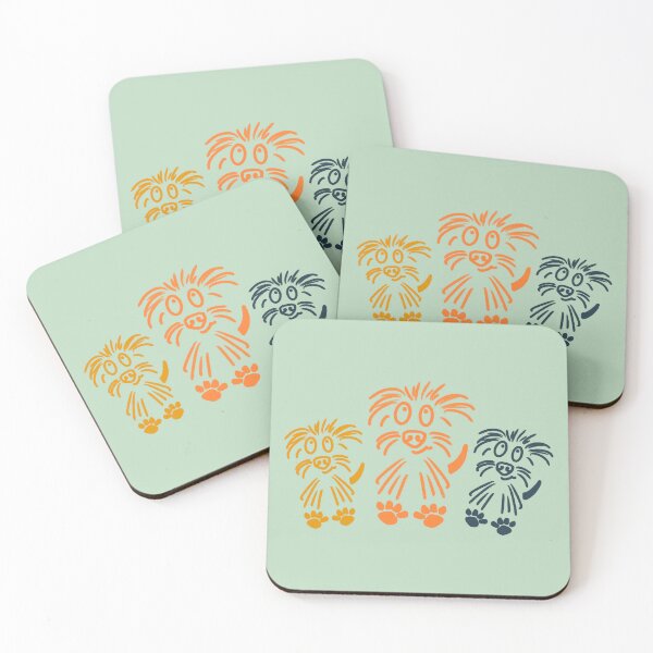 Item preview, Cute scruffy dog seamless repeating pattern designed and sold by SeamlessDsign.